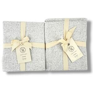 Southern Living Paxton King Size Pillow Sham Set Simplicity Gray